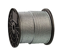 Трос стальной оцинкованный 5мм 150м DIN 3055 ЗУБР Профи