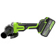 Шлифмашина угловая аккумуляторная GREENWORKS AG590 1х5Ah 3201007CUG