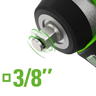 Гайковерт ударный аккумуляторный GREENWORKS G24IW200 1х2Ah 3803607CUA