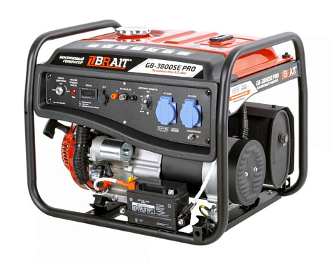 Генератор бензиновый BRAIT GB-3800SE PRO