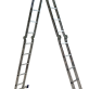 Лестница-трансформер алюминиевая 4х5 (облегченная) АЛЮМЕТ ТL4055