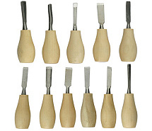 Набор стамесок фигурных 11шт "MINI" DEXX