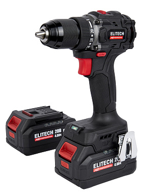 Дрель-шуруповерт аккумуляторная ELITECH HD CD 20SL2 2х4Ah