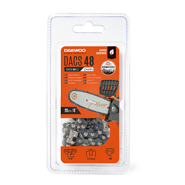 Цепь пильная 8"(1/4"-1,1-48) DAEWOO DACS 48