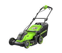 Газонокосилка аккумуляторная GREENWORKS GD40LM411K4 1х4Ah 2521007UB