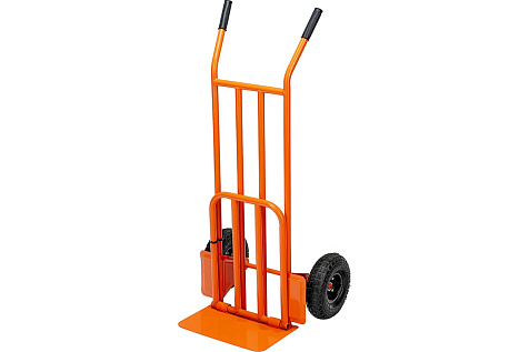Тележка ручная 250кг откидная платформа 2-колесная пневматические колеса СИБРТЕХ 69302