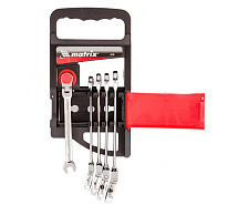 Набор ключей комбинированных трещоточных 8-14мм 5шт MATRIX 14793