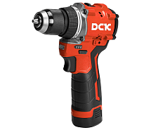 Дрель-шуруповерт аккумуляторная DCK KDJZ1250 2х2Ah