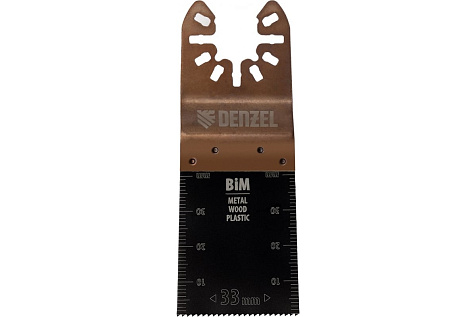 Насадка для МФИ режущая пазовая прямая по металлу и дереву 33х1,4мм BiM DENZEL 782305