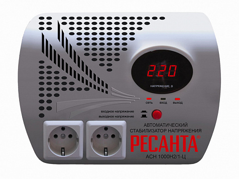 Стабилизатор цифровой (настенный) РЕСАНТА АСН-1000Н2/1-Ц