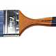 Кисть плоская искусственная 75мм деревянная ручка ЗУБР Аква-Мастер 4-01007-075