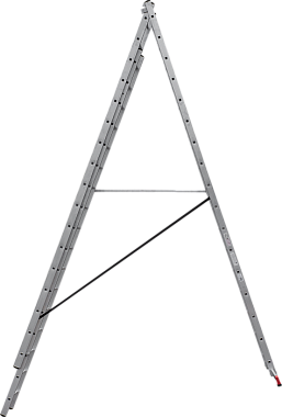 Лестница-стремянка 3-секционная алюминиевая Новая Высота Стандарт NV1230 3х17
