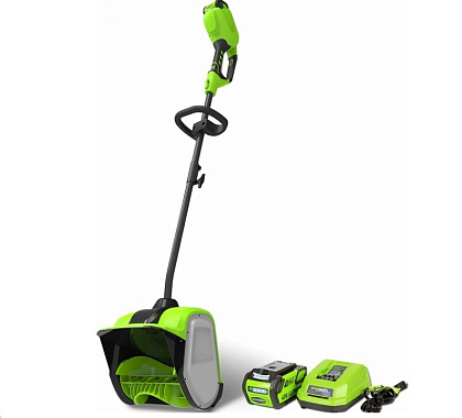 Снегоуборщик-лопата аккумуляторный GREENWORKS GD40SSK4 1х4Ah 2600807UB