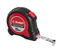 Рулетка 5м х 19мм обрезиненная ЗУБР Автостоп 34052-05-19_z01