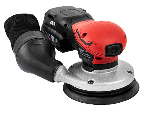 Шлифмашина эксцентриковая аккумуляторная ELITECH HD COS 2012SL 2x2Ah