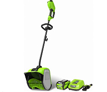 Снегоуборщик-лопата аккумуляторный GREENWORKS GD40SSK4 1х4Ah 2600807UB