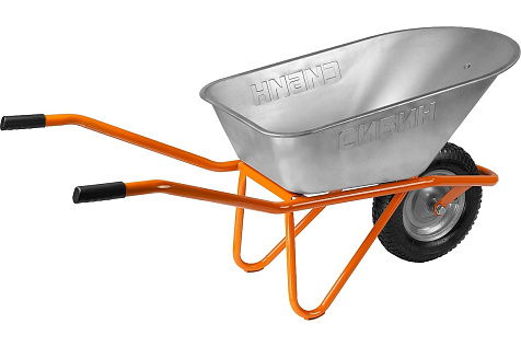 Тачка строительная пневмо колеса СИБИН СТ-12