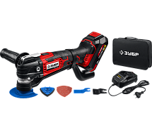 Инструмент многофункциональный аккумуляторный ЗУБР МФИ-18-21 1х2Ah