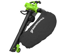 Воздуходув-пылесос аккумуляторный GREENWORKS GD60BVIIK4 1х4Ah 2409307/4