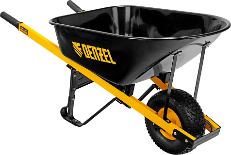 Тачка строительная усиленная пневмо колесо DENZEL 68999