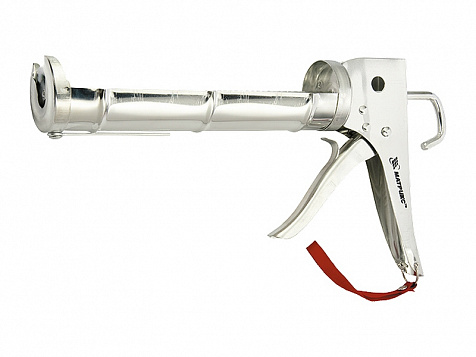 Пистолет для герметика полузакрытый 310мл зубчатый шток ф7мм MATRIX 88640