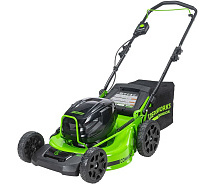 Газонокосилка самоходная аккумуляторная GREENWORKS GC82HPLM51 без АКБ и ЗУ 2518907