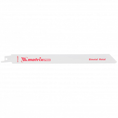 Полотна для сабельной пилы по металлу 200/1,4мм Bimetal S1122EF 2шт MATRIX 782010
