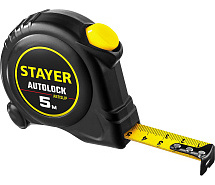 Рулетка 5м х 19мм с автостопом STAYER АutoLock 2-34126-05-19_z02