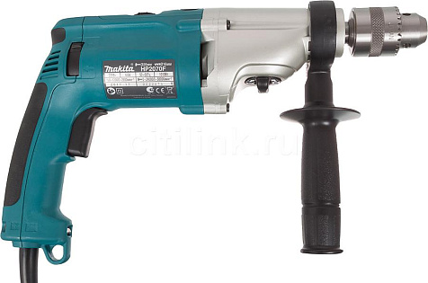 Дрель 2-скоростная ударная MAKITA HP 2070F (подсветка)