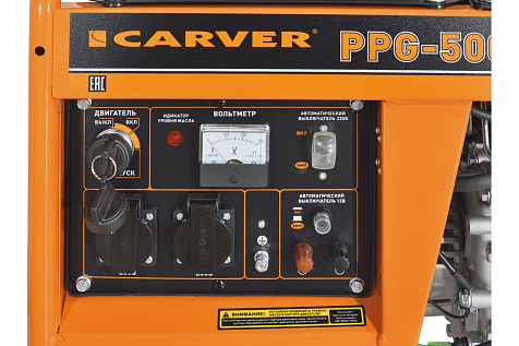 Электростанция дизельная CARVER PPG-5000DE