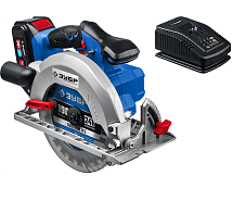 Пила дисковая аккумуляторная ЗУБР Профи CPB-190-41 1х4Ah