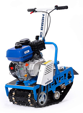 Мотобуксировщик НЕВА МС1-ZS GB225 с санями и сиденьем