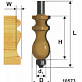 Фреза кромочная фигурная ф22.2х41мм хв.12мм ЭНКОР