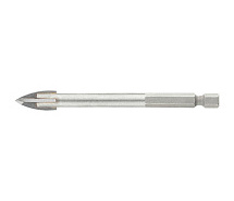 Сверло по стеклу и керамике 12мм 4-х резцовый HEX 1/4" БАРС 72811 (снято с произ-ва)