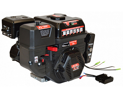 Двигатель бензиновый BRAIT GE720E11 PRO Shineray (7.0л.с.,вал 20мм,эл. стартер,катушка 11А)