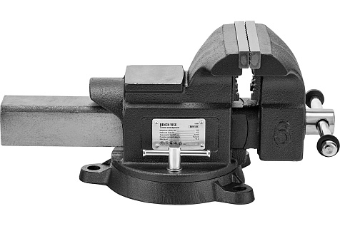 Тиски слесарные 150мм поворотные с наковальней DENZEL BVH-150 18685