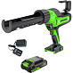 Пистолет для герметика аккумуляторный GREENWORKS G24CAU 1х2Ah 3501707UA