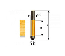Фреза кромочная прямая ф9.5х13мм хв.8мм ЭНКОР