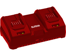 Устройство зарядное 10-20V 4A + 4A 2-портовое ELITECH ЗУ 1222