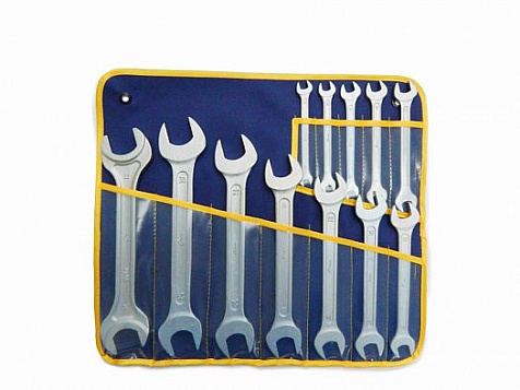 Набор ключей рожковых 8-32мм 12шт оцинкованных ТУ(40Х) КГД 12 в сумке КЗСМИ