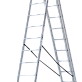 Лестница-стремянка 3-секционная алюминиевая Новая Высота NV1230 3х12