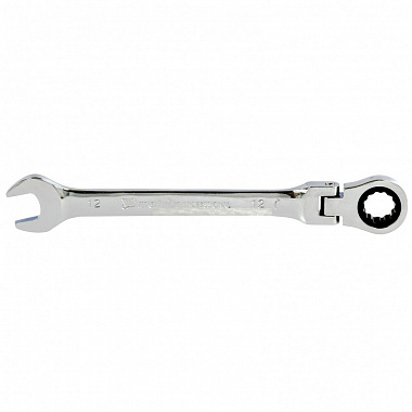 Ключ комбинированный трещоточный с шарниром 12мм MATRIX 14864