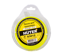 Леска триммерная 3,0мм х 12м звезда HUTER S3012