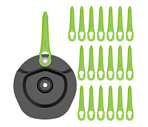 Нож пластиковый для односторонней установки 20шт GREENWORKS 2963507