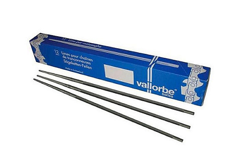 Напильник круглый для заточки цепей 4мм 1/4", 3/8"P VALLORBE