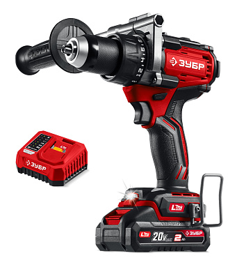 Дрель-шуруповерт аккумуляторная LMS ЗУБР ДБ-165-21 1х2Ah