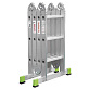 Лестница-трансформер алюминиевая 340 мм Новая Высота NV2320 4х3