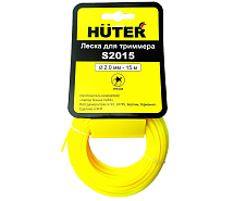 Леска триммерная 2,0мм х 15м звезда HUTER S2015