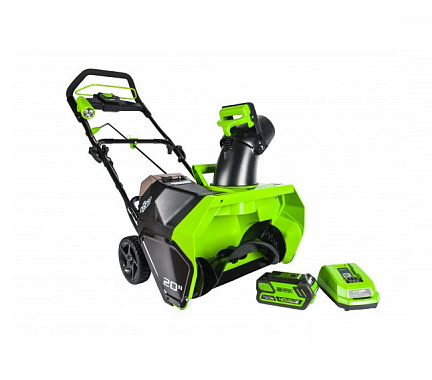 Снегоуборщик аккумуляторный GREENWORKS GD40STK4 1х4Ah 2600607