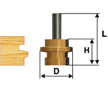 Фреза комбинир.универсальная ф41.3х29мм хв.12мм ЭНКОР 